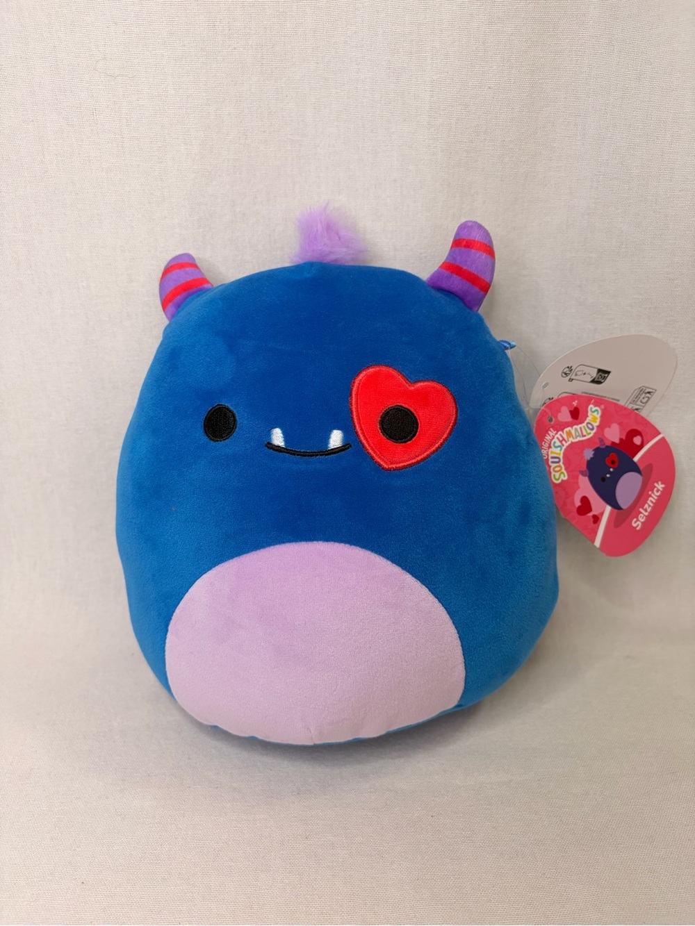 NWT Squishmallows Selznick Valentine Special Release Monster Plush Toy Original
